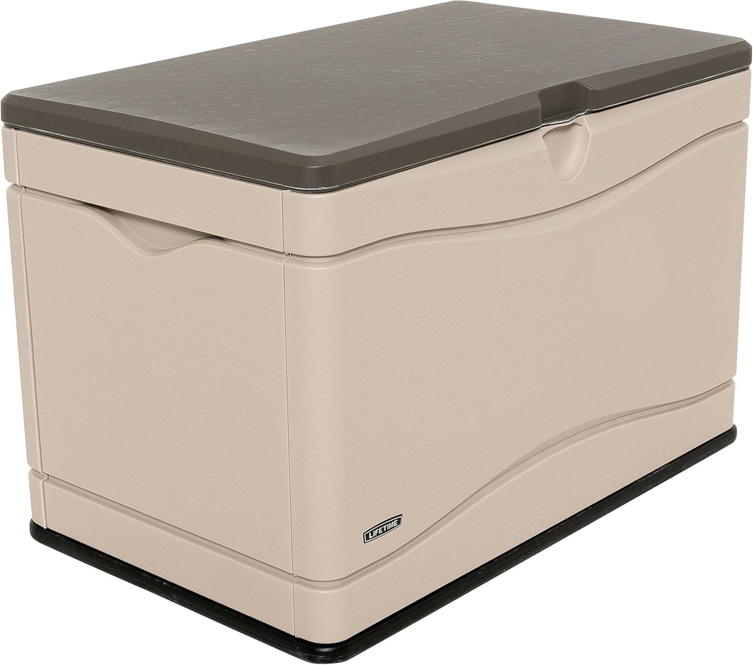 LIFETIME 60012 Extra Large Deck Box, 130 Gallon, Desert Sand/Brown