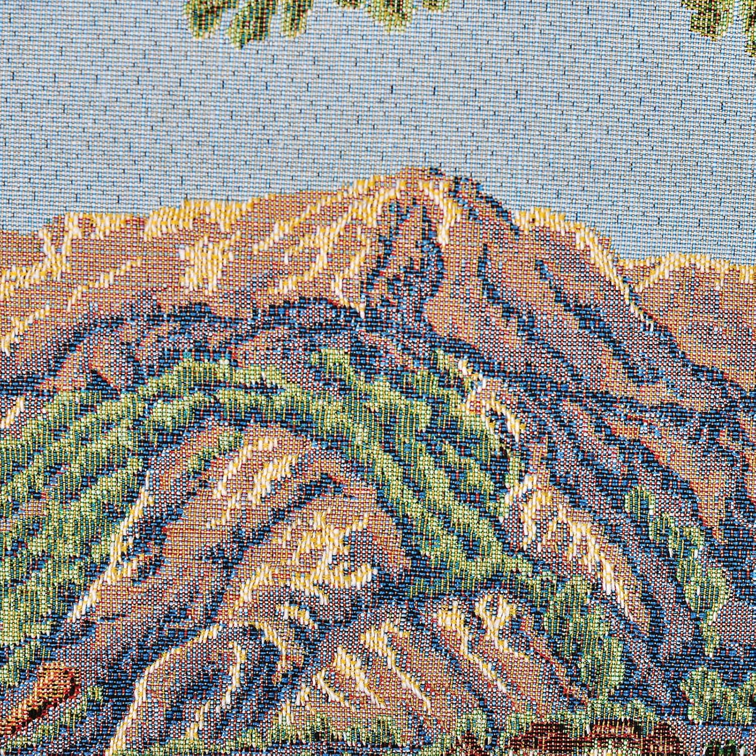 AureoMadis Woven Tapestry Wall Hanging - Large Vintage Medieval Renaissance Victorian Art Home Decor for Living Room Bedroom (34.5" W x 28.0" H) - Hunting Scene with lining